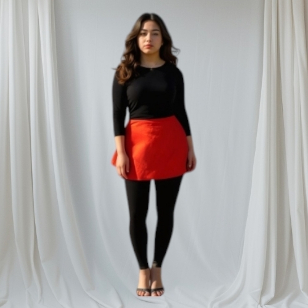 NWT Gap Skirt Size XXL Short Pure Red Fit & Flare New